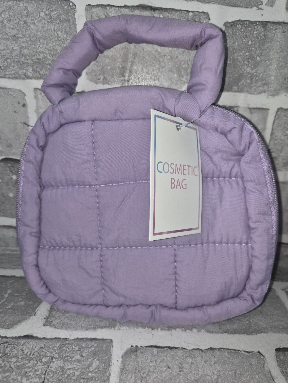 Lavender Cosmetic Bag Handheld Tote - Unbranded